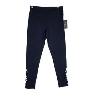 2 for $30 Calvin Klein Ankle Leggings Women's Small Blue Gray Cutout Ankles NWT